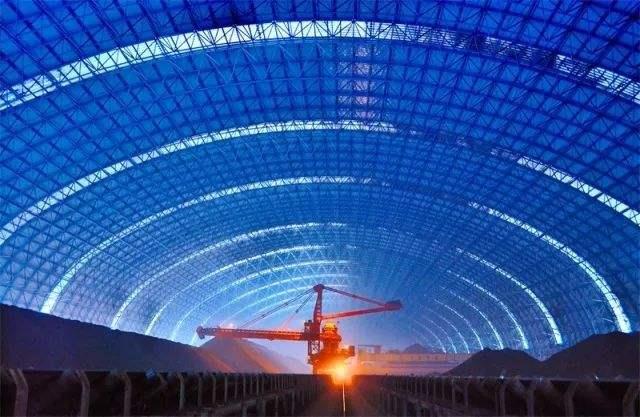 汾阳亿优钢构工程师为您解析原料场封闭技术的特点和类型